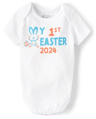 Baby First Easter Graphic Bodysuit