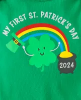 Baby First St. Patrick's Day Graphic Bodysuit