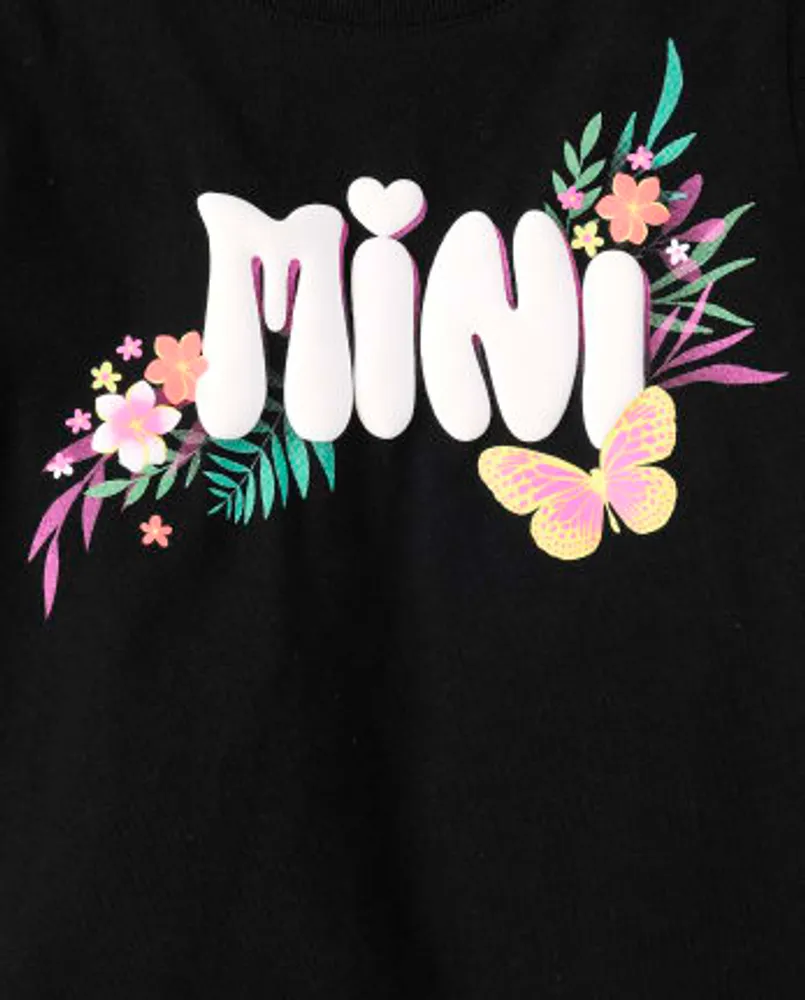 Baby And Toddler Girls Mommy Me Mini Graphic Tee