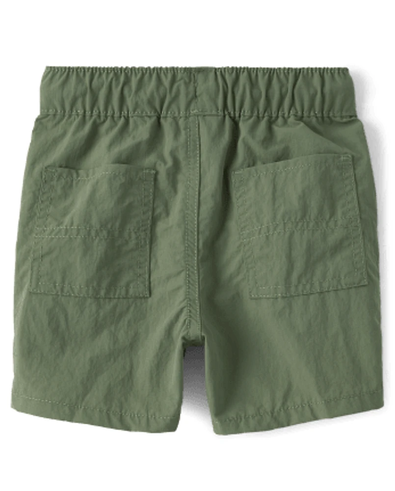 Short cargo à séchage rapide pour bébés et tout-petits garçons