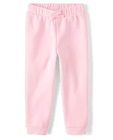 Toddler Girls Fleece Jogger Pants
