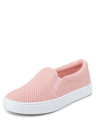 Fille Perforated à enfiler Espadrilles