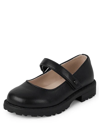 Toddler Girls Platform Mary Jane Shoes