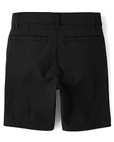 Short chino en coton à séchage rapide pour garçon