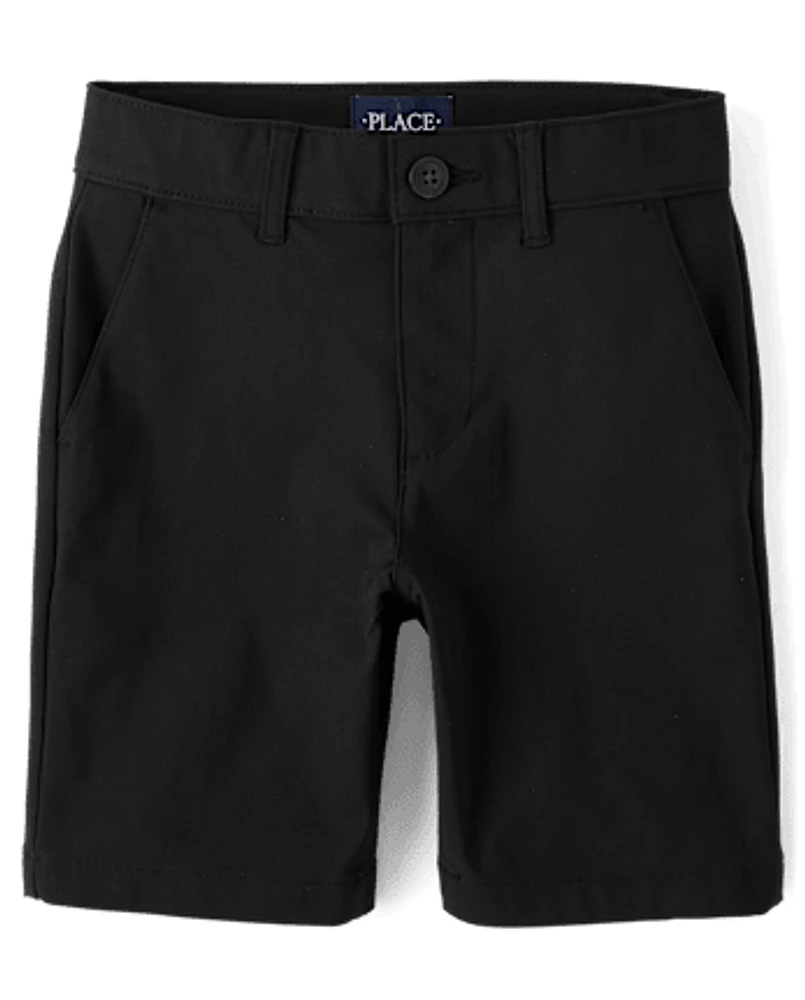 Short chino en coton à séchage rapide pour garçon