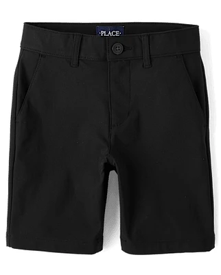 Short chino en coton à séchage rapide pour garçon