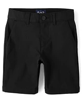 Short chino en coton à séchage rapide pour garçon
