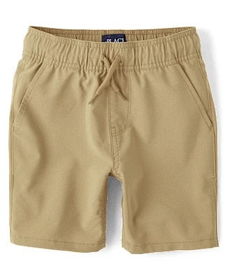 Short de jogging à enfiler et séchage rapide pour garçon