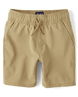 Short de jogging à enfiler et séchage rapide pour garçon