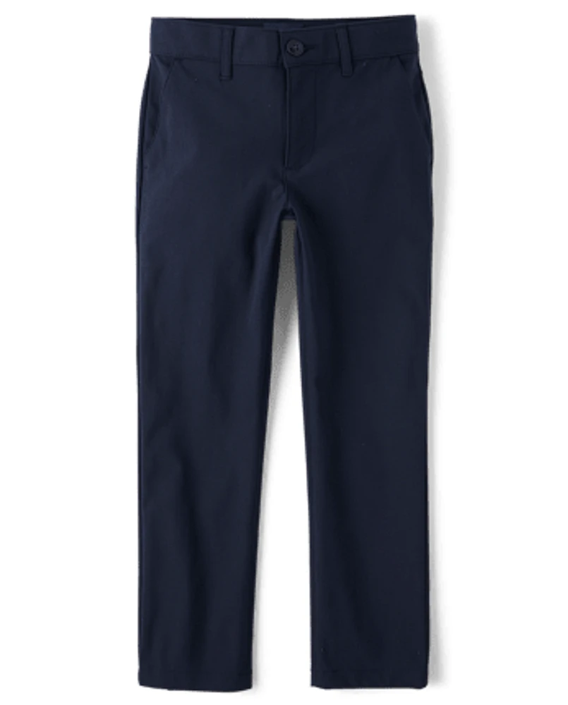 Boys Uniform Quick Dry Skinny Chino Pants