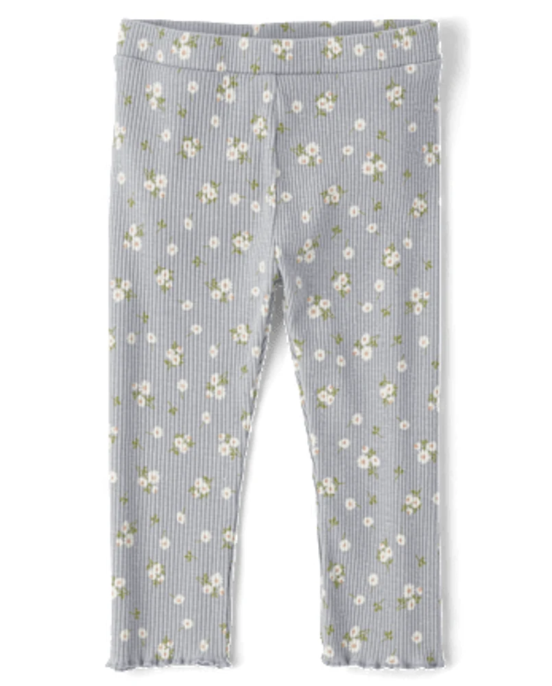 tout-petit, fille Legging Leggingsfleuri