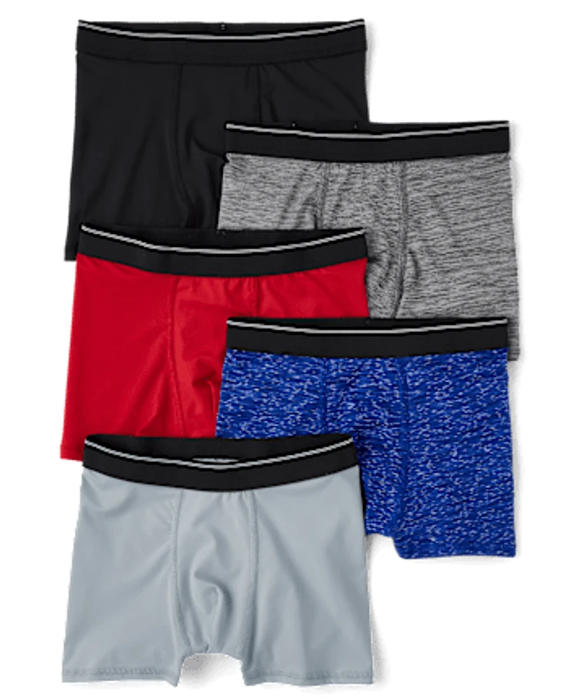 Lot de 5 boxers Performance pour garçon