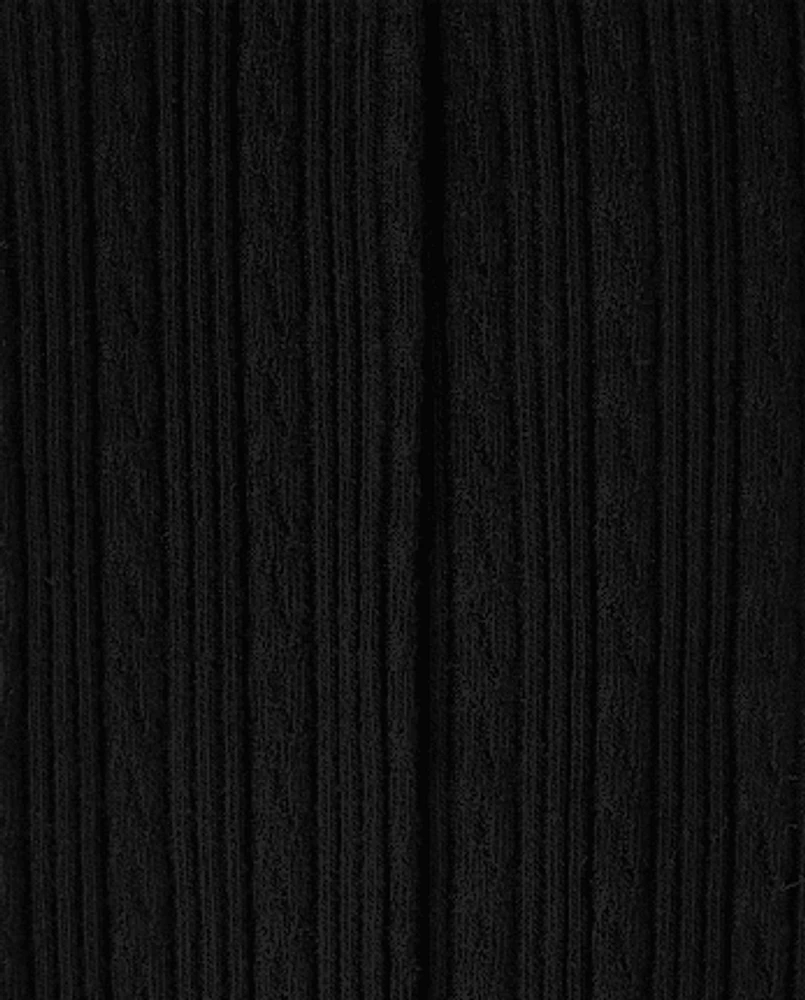 Baby And Toddler Girls Cable Knit Tights 2-Pack