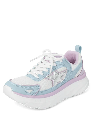 Baskets de course Colorblock Star pour filles