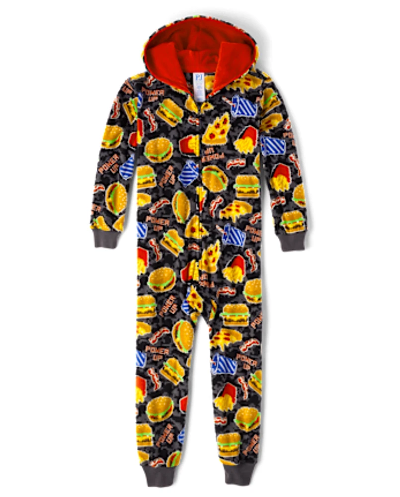 Pyjama une pièce en micropolaire pour garçon