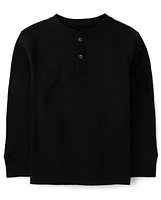 Boys Thermal Henley Top