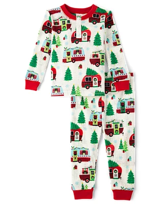 Pyjama Henley thermique assorti pour bébé et tout-petit