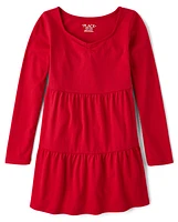 Girls Tiered Dress