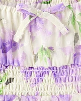 Baby And Toddler Girls Mommy Me Floral Chiffon Ruffle Dress