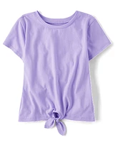 Girls Tie Front Top