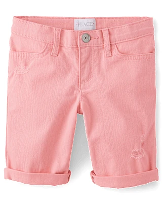 Short Skimmer Fille Roule Poignets sergé