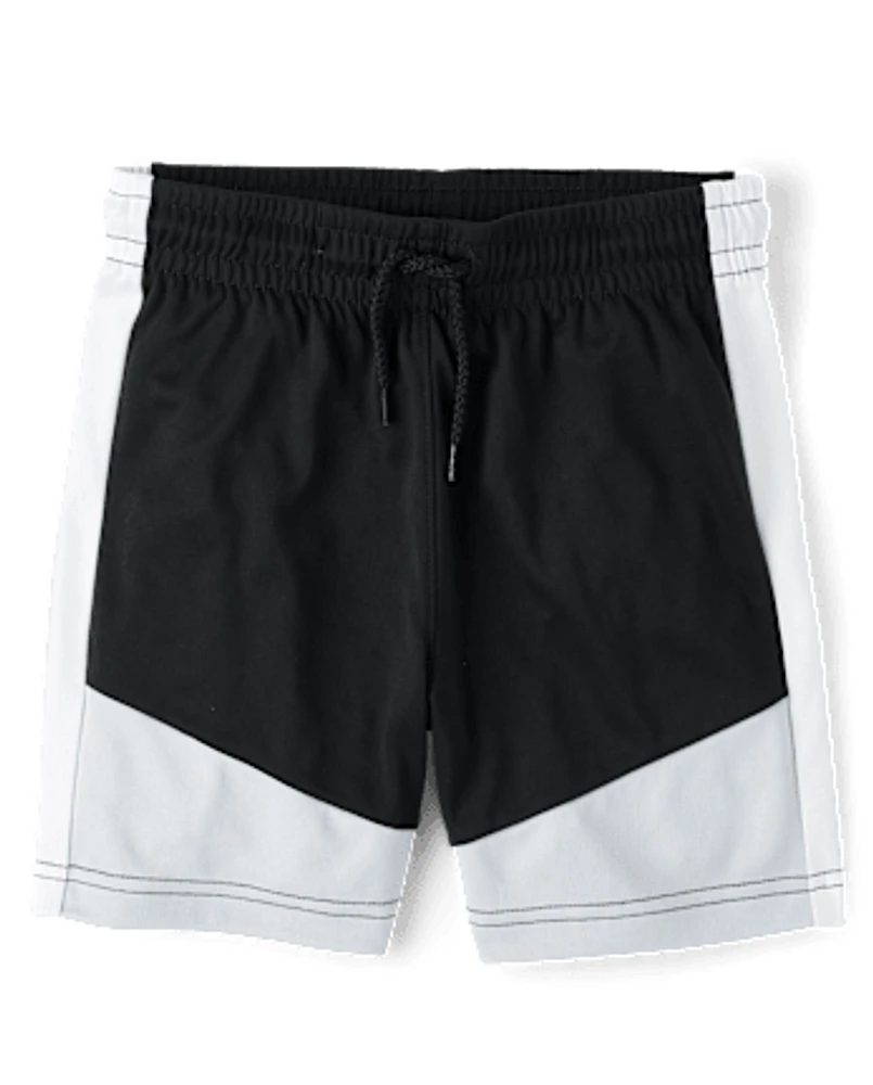 Boys Colorblock Performance Basketball Shorts