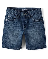 Short en jean pour garçon