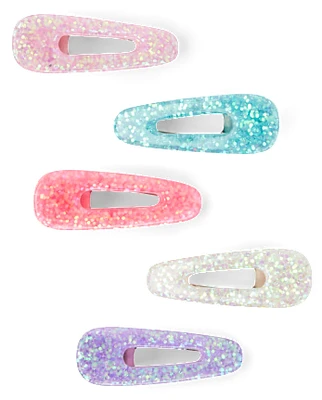 Lot de 5 pinces à cheveux Scintillant Fille