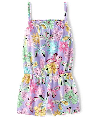 Baby And Toddler Girls Butterfly Romper