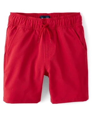 Boys Quick Dry Pull On Jogger Shorts
