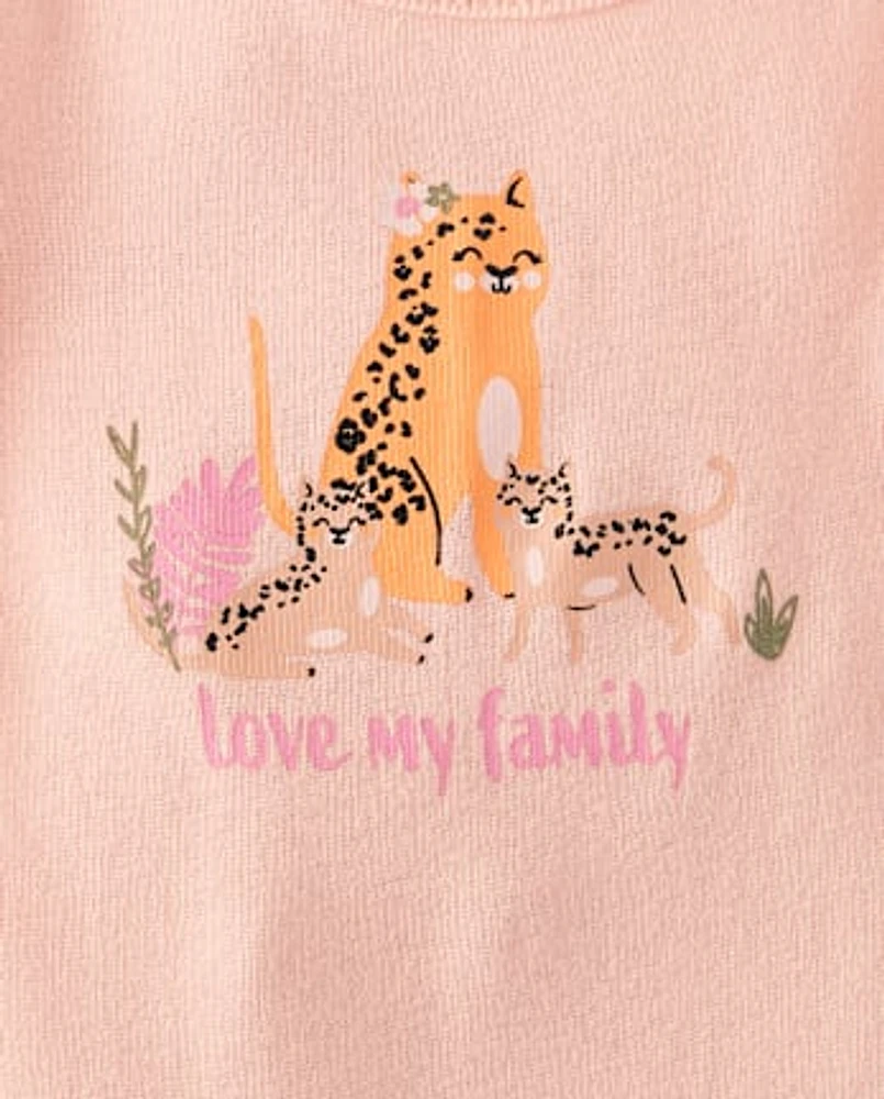 Baby Girls Leopard Bodysuit 5-Pack