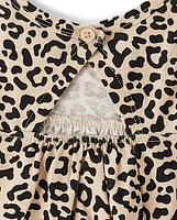 Baby Girls Leopard Romper 2-Pack