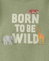 Baby Boys Safari Bodysuit 5-Pack