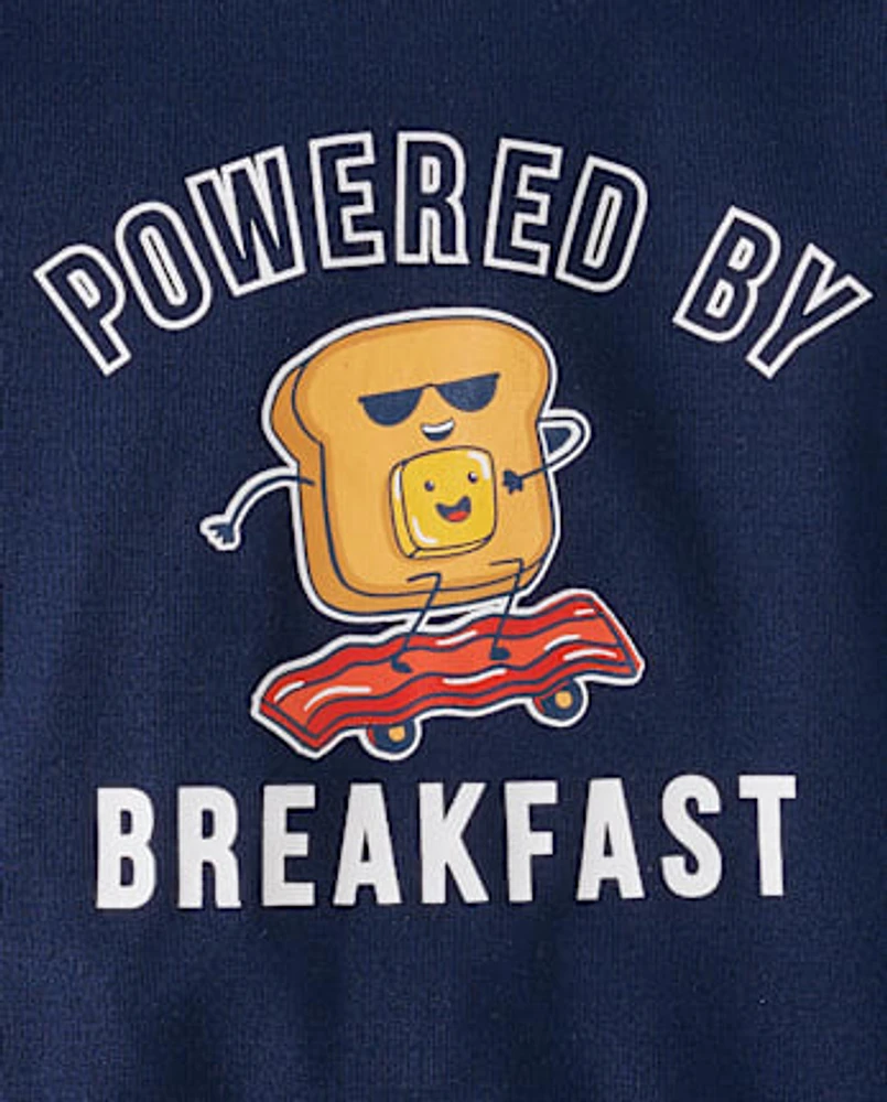 Boys Breakfast Snug Fit Cotton Pajamas