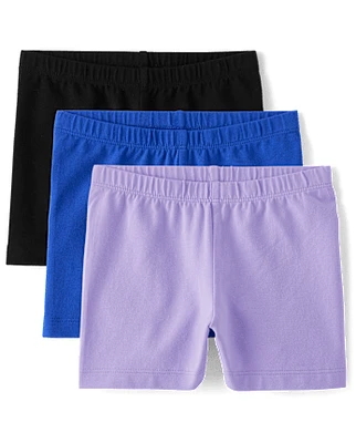 Girls Cartwheel Shorts 3-Pack