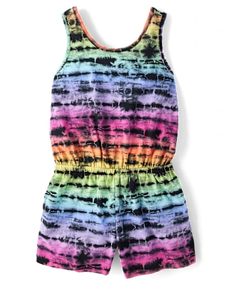 Girls Print Romper