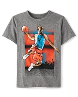 Boys Basketball Player Graphic Tee