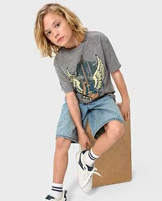 Boys Guitar Graphic Tee