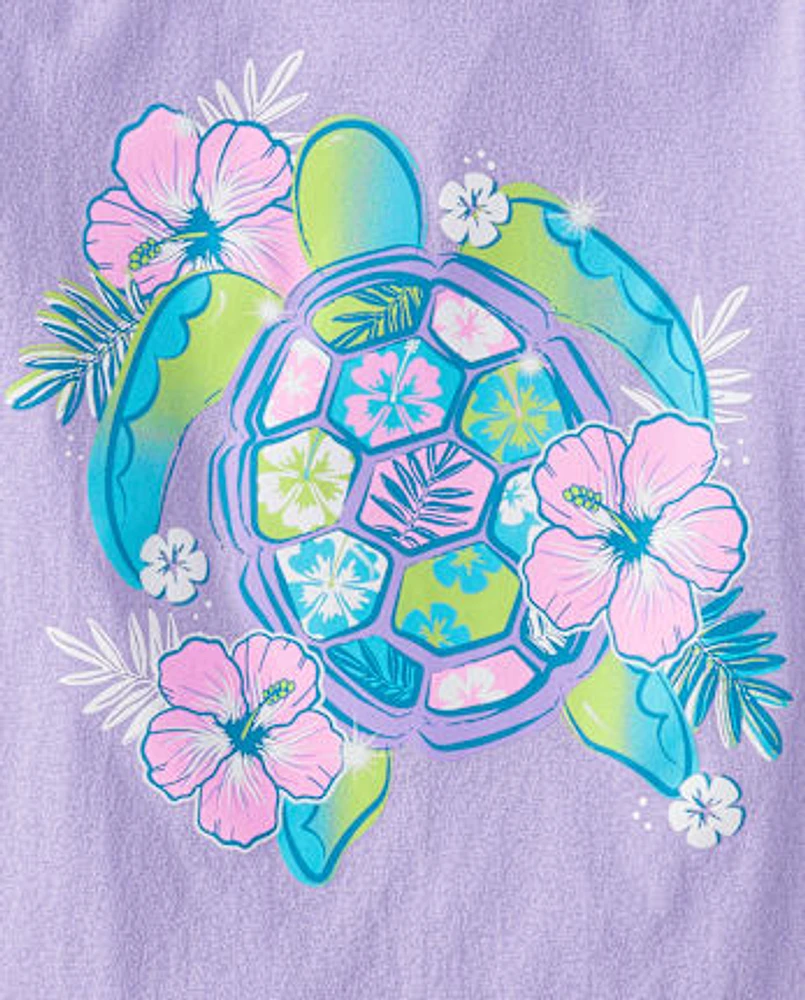 Girls Summer Graphic Tee 4-Pack