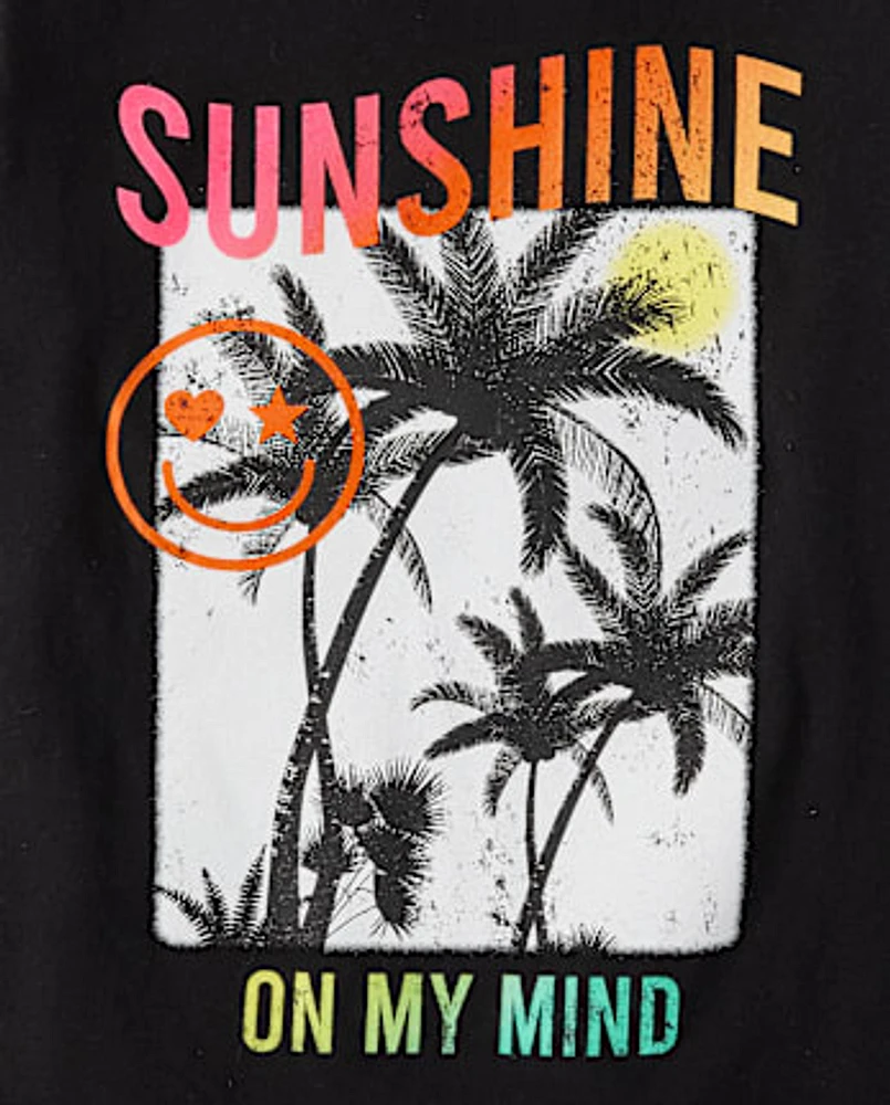 Girls Sunshine Graphic Tee