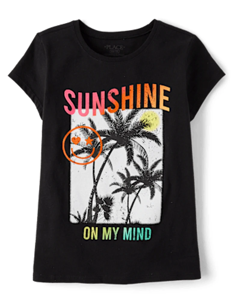 Girls Sunshine Graphic Tee