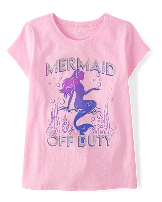 Girls Mermaid Graphic Tee