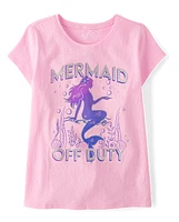 Girls Mermaid Graphic Tee