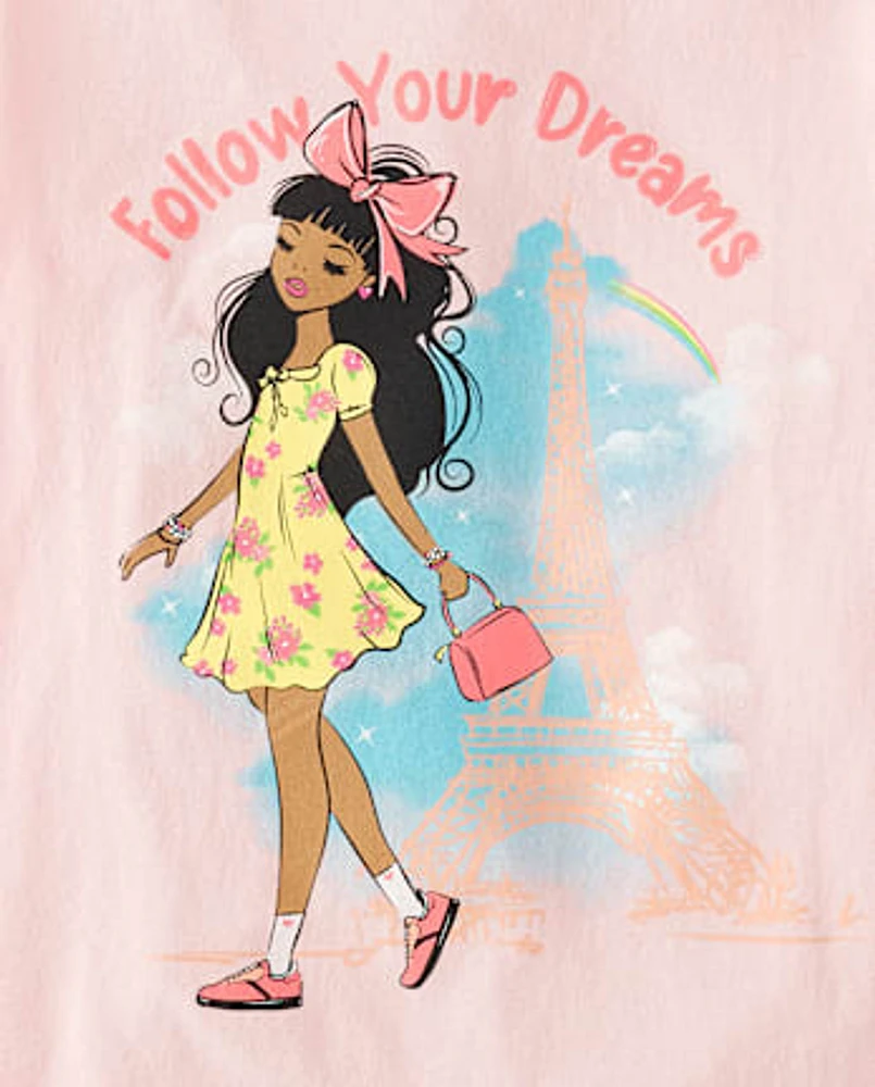 Girls Follow Your Dreams Graphic Tee