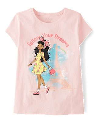 Girls Follow Your Dreams Graphic Tee