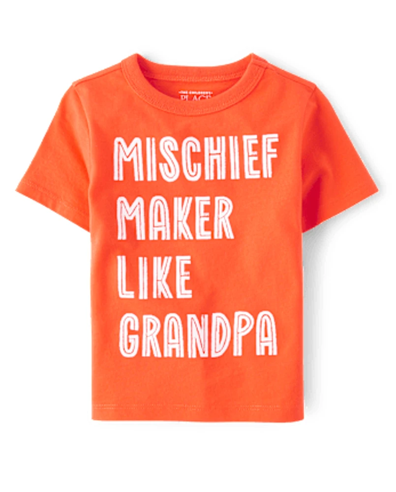 Baby And Toddler Boys Mischief Maker Graphic Tee