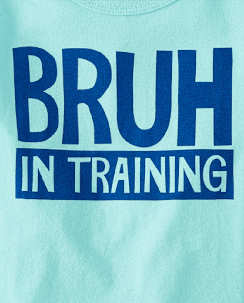 Baby And Toddler Boys Bruh Training Graphic Tee