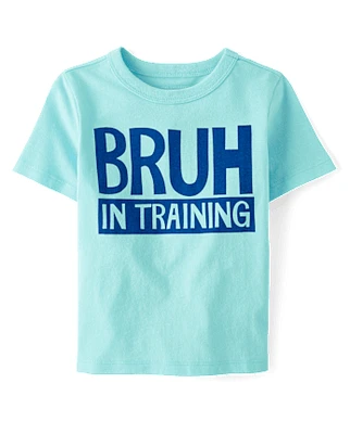 Baby And Toddler Boys Bruh Training Graphic Tee