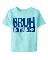 Baby And Toddler Boys Bruh Training Graphic Tee