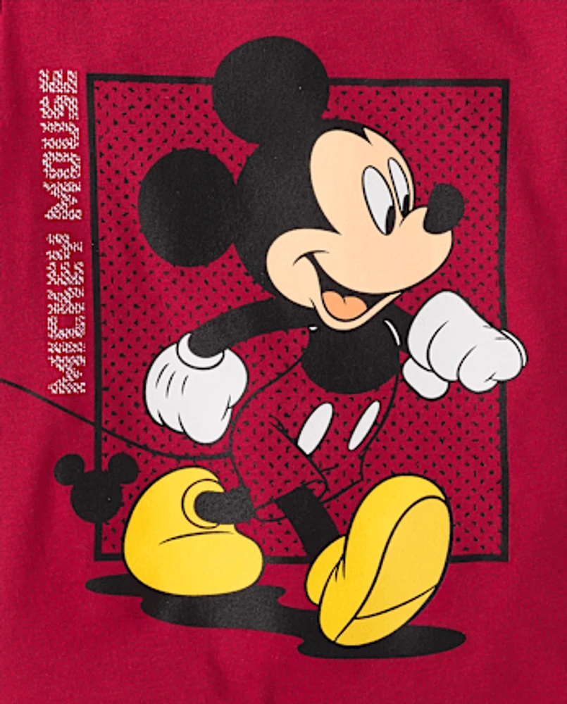 T-shirt graphique Mickey Mouse pour bébé et tout-petit garçon